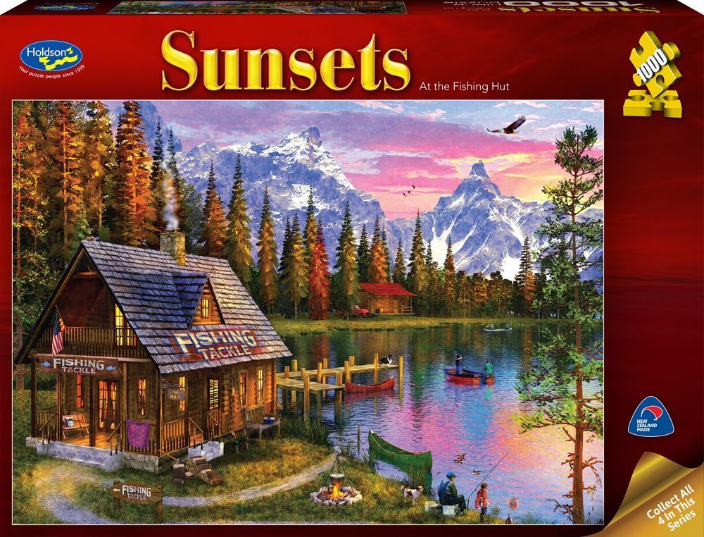 Sunsets: At the Fishing Hut (1000pc Jigsaw)