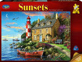 Sunsets: The Cottage Lighthouse (1000pc Jigsaw)