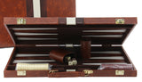 Backgammon 15" Case - Brown Tan