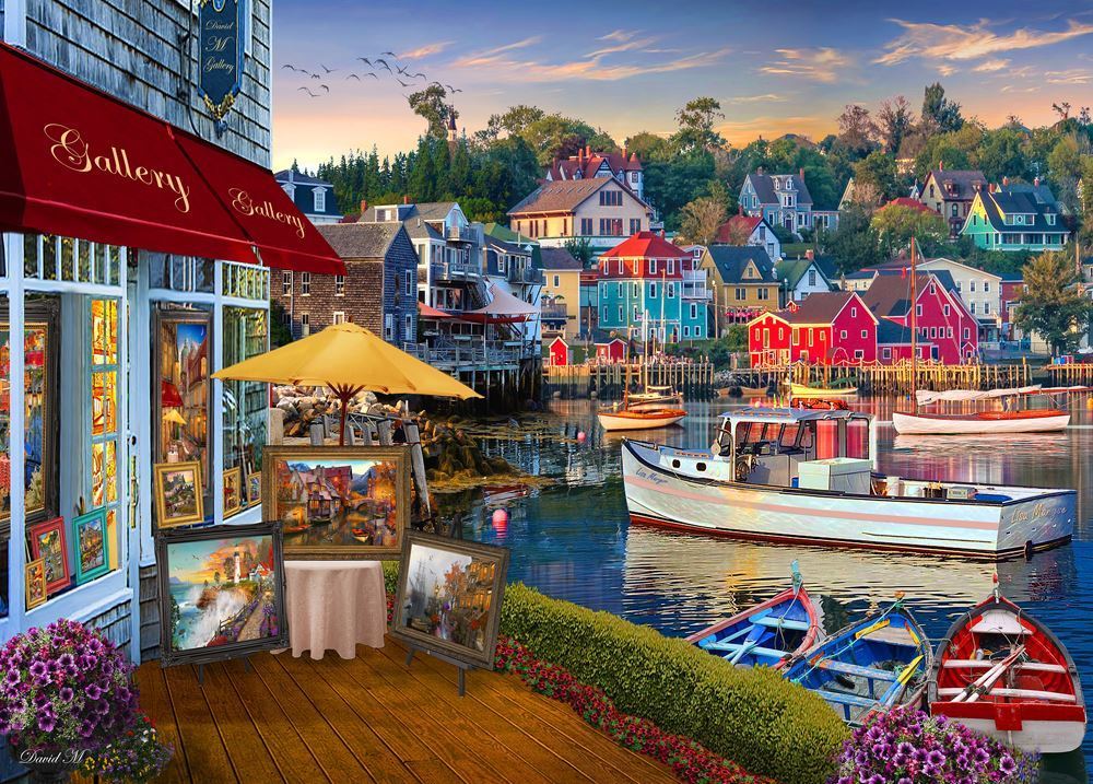 Of Land and Sea: A Harbour Gallery (1000pc Jigsaw)
