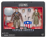 Marvel Legends: Captain America & Peggy Carter - 6" Action Figure Set