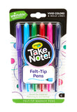 Crayola: Take Note - Washable Marker Pen (6 Pack)