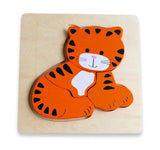 Discoveroo: Wooden Chunky Puzzle - Tiger