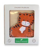 Discoveroo: Wooden Chunky Puzzle - Tiger
