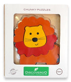 Discoveroo: Wooden Chunky Puzzle - Lion