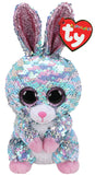 TY Flippable: Raindrop Bunny - Small Beanie Boo Plush