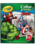 Colour & Sticker Book Avengers - Crayola
