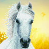 Diamond Dotz: Facet Art Kit - White Horse
