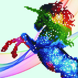 Diamond Dotz: Facet Art Kit - Rainbow Ombre Unicorn