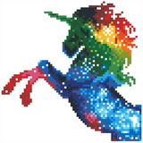 Diamond Dotz: Facet Art Kit - Rainbow Ombre Unicorn