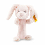 Steiff: Soft Cuddly Friends - Belly Rabbit Rattle (Pale Pink)