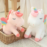 Sleeping Unicorn Plush - Pink (55cm)