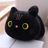 Chubby Cat Plush - Black (35cm)