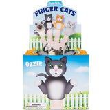 Archie McPhee: Finger Cats - Finger Puppet (Assorted Designs) [10 Pack Bundle]
