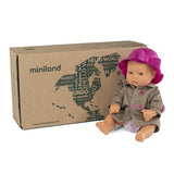 Miniland: Caucasian Girl & 31640 Outfit (32 cm) - Boxed Set