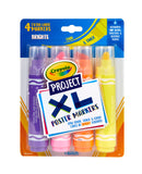 Crayola: Project - XL Poster Markers (Bright Colours/4-Pack)