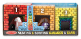 Melissa & Doug: Nesting and Sorting Garages and Vehicles