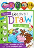 My First Learn to Draw: On The Farm (5 Pencil Set)