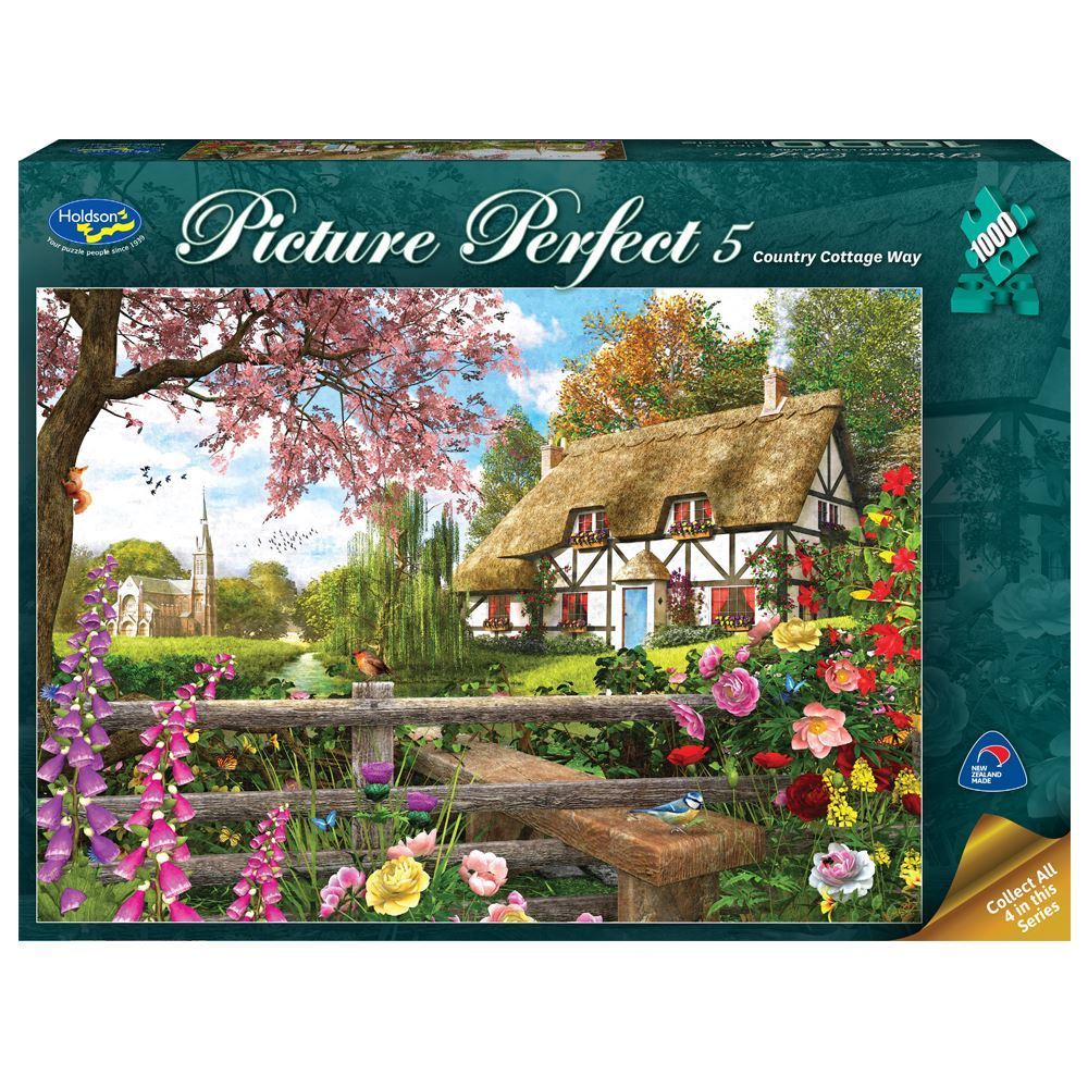Picture Perfect: Country Cottage Way (1000pc Jigsaw)