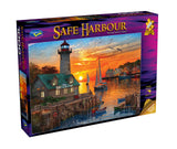 Safe Harbour: Setting Sail at Sunset (1000pc Jigsaw)