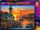 Safe Harbour: Setting Sail at Sunset (1000pc Jigsaw)
