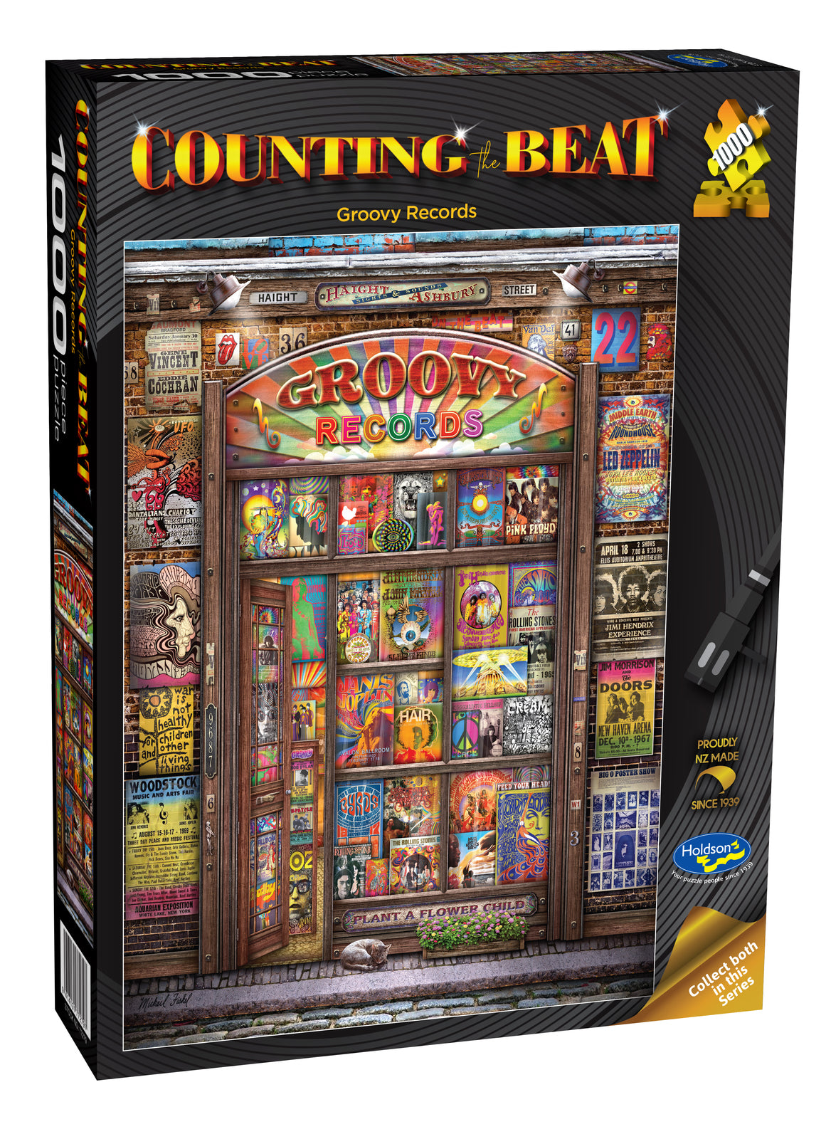 Counting the Beat: Groovy Records (1000pc Jigsaw)
