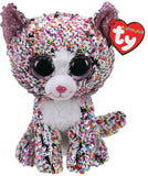 Ty Flippable: Confetti Cat - Small Beanie Boo Plush