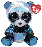 Ty Flippable: Bamboo Panda - Small Beanie Boo Plush