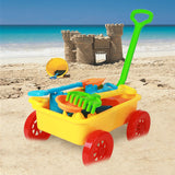 Beach Wagon & Toys - 7 piece set