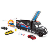 Police Truck with Sports Car Ejector Set