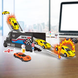 Police Truck with Sports Car Ejector Set