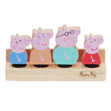 Peppa Pig: Wooden Family Figures - 4 Pack