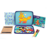 Mier Education: Puzzle & Draw Magnetic Kit - Crazy Monsters