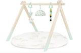 B. - Starry Sky Wooden Baby Play Gym & Mat