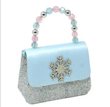 Pink Poppy: Snow Princess Sparkle Snowflake Hard Handbag