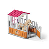 Schleich: Horse Stall With Horses And Groom