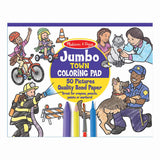 Melissa & Doug: Jumbo Colouring in Pad Town