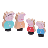 Peppa Pig: Wooden Family Figures - 4 Pack