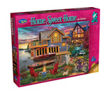 Home Sweet Home: Lake Boathouse (1000pc Jigsaw)