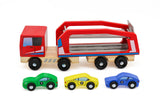 Wooden Toy Car Carrier