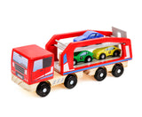 Wooden Toy Car Carrier
