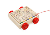 Zoink: Wooden Alphabet & Number Block Walking Pull Toy