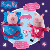 Peppa Pig: Light & Sounds Plush - Sleep Over Peppa