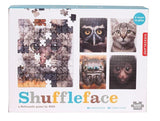 Shuffleface: 4x100pc Jigsaw Puzzles