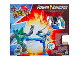 Power Rangers: Dino Fury Battle Attackers - Blue Ranger vs. Shockhorn