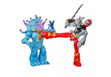 Power Rangers: Dino Fury Battle Attackers - Red Ranger vs. Doomsnake