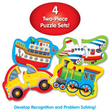 The Learning Journey: First Shaped Puzzle - Things that Go
