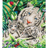 Diamond Dotz: Facet Art Kit - White Tiger and Cubs (Advanced)