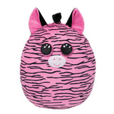 TY: Squish A Boos - Zoey Zebra Pink (Small) Plush