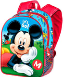 Disney: Mickey Mouse 'Lets Go!' - Kids 3D Backpack (31cm)